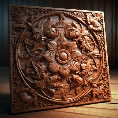 Patterns and decorations stl glossy 1 3d model
